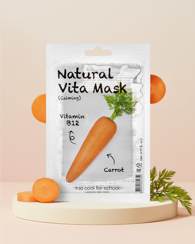 Too Cool For School Natural Vita Mask Calming Carrot